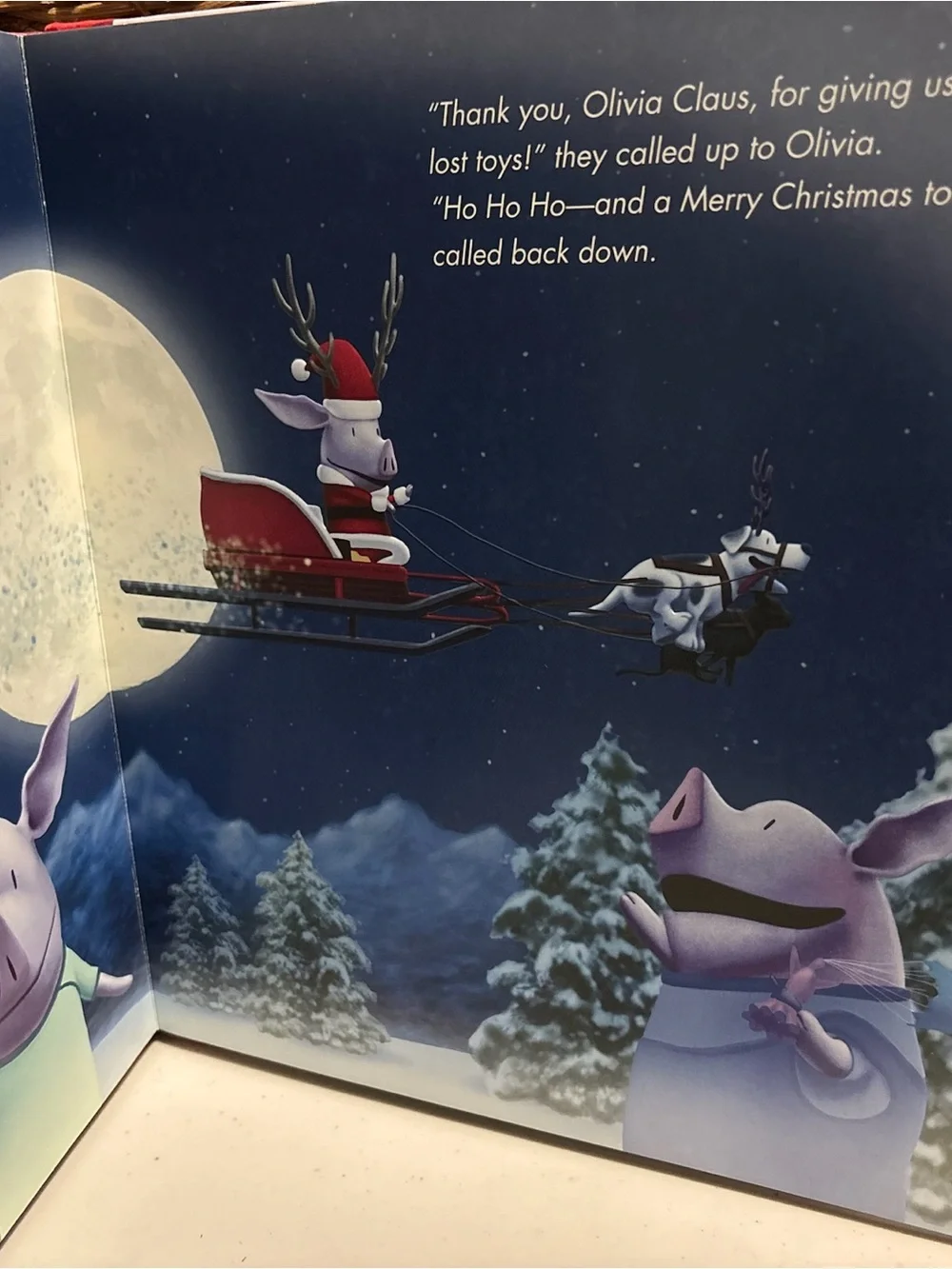 Olivia Claus Hardcover Christmas Book for Kids